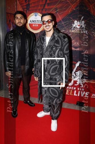 Rotterdam 5 januari 2023
25 jaar vrienden van Amstel Live in ahoy.
Timor Steffens met een kennis