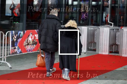 Hilversum 29 december 2022
Bij Beeld en Geluid op het mediapark  konden mensen afscheid nemen van Han Peekel . Tineke de Nooij
