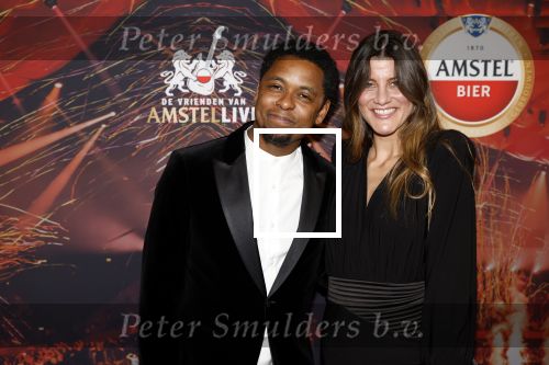Rotterdam 5 januari 2023
25 jaar vrienden van Amstel Live in ahoy.
Typhoon met zijn vriendin Marie Broekman