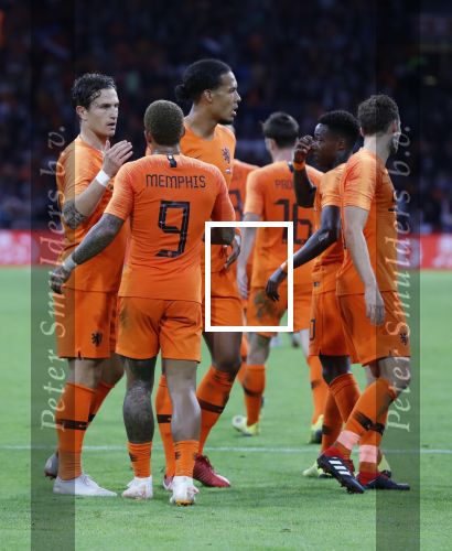 Amsterdam, 6 September 2018
Nederland-Peru, eindstand 2-1
Virgil v Dijk en Daryl Janmaat