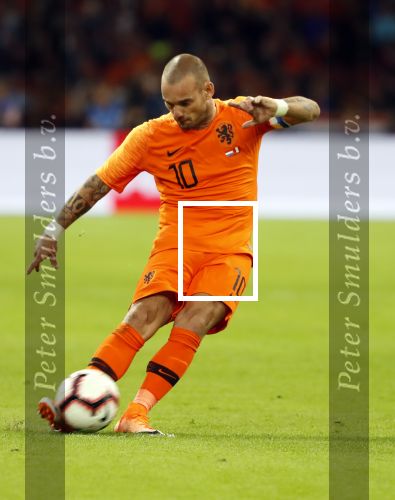 Amsterdam, 6 September 2018
Nederland-Peru, eindstand 2-1
Wesley Sneijder