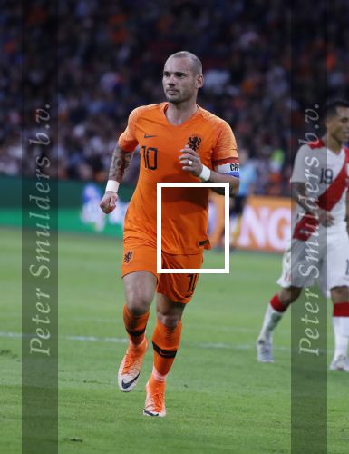 Amsterdam, 6 September 2018
Nederland-Peru, eindstand 2-1
Wesley Sneijder
