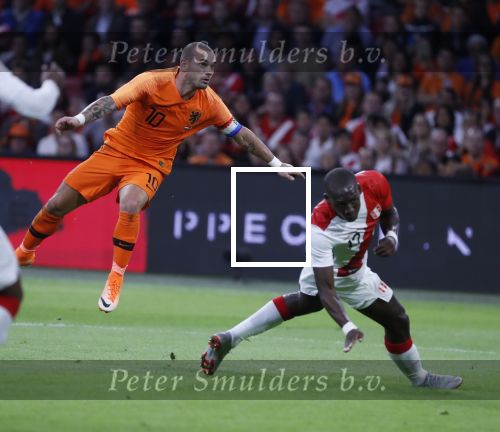 Amsterdam, 6 September 2018
Nederland-Peru, eindstand 2-1
Wesley Sneijder