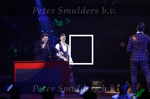 Rotterdam 5 januari 2023
25 jaar vrienden van Amstel Live in ahoy.
Xander de Buisonje met Nick en Simon