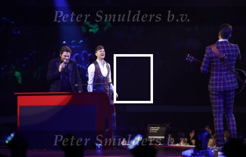Rotterdam 5 januari 2023
25 jaar vrienden van Amstel Live in ahoy.
Xander de Buisonje met Nick en Simon