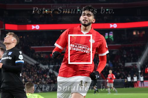 Eindhoven, 7 December 2023
Kompetitiewedstrijd PSV-SC Heerenveen, eindstand 2-0
Ricardo Pepi scoort 2-0