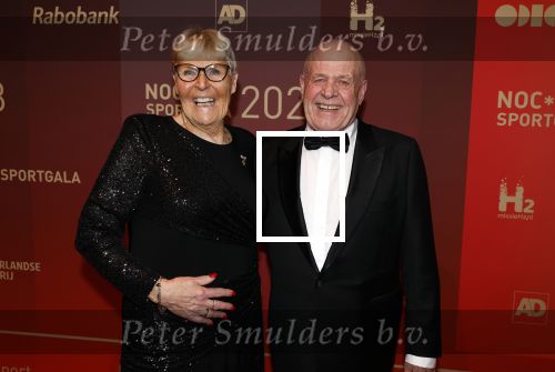 Utrecht 20 december 2023
Sportman / sportvrouw van jaar gala . Ada Kok kreeg een ouvre award en kwam samen met haar man Math