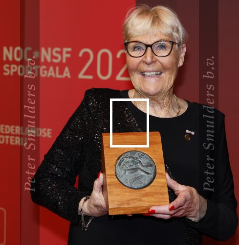 Utrecht 20 december 2023
Sportman / sportvrouw van jaar gala . Ada Kok kreeg een ouvre award en kwam samen met haar man Math