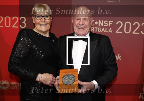 Utrecht 20 december 2023
Sportman / sportvrouw van jaar gala . Ada Kok kreeg een ouvre award en kwam samen met haar man Math