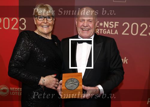 Utrecht 20 december 2023
Sportman / sportvrouw van jaar gala . Ada Kok kreeg een ouvre award en kwam samen met haar man Math