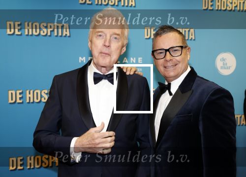 Amsterdam 4 december 2023
Premiere de hospita in het nieuwe delamar theater. Jacques d Ancona Andre v Duin en vriend Fernando