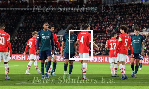 Eindhoven, 12 December 2023
Voorronde Champions League Seizoen 2023-2024
PSV-Arsenal FC , eindstand 1-1
Armano Obispo