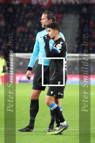 Eindhoven, 7 December 2023
Kompetitiewedstrijd PSV-SC Heerenveen, eindstand 2-0
Bas Nijhuis met Osame Sahraoui