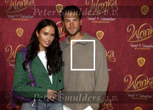 Amsterdam 8 december 2023
Premiere Wonka in Pathe Noord. Dave Dekker met vriendin