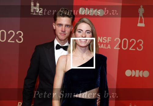 Utrecht 20 december 2023
Sportman / sportvrouw van jaar gala . Demi Vollering met partner