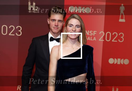 Utrecht 20 december 2023
Sportman / sportvrouw van jaar gala . Demi Vollering met partner