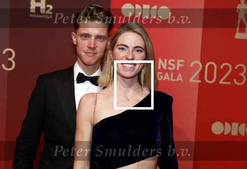 Utrecht 20 december 2023
Sportman / sportvrouw van jaar gala . Demi Vollering met partner