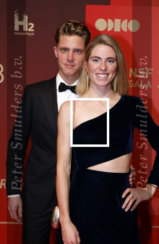 Utrecht 20 december 2023
Sportman / sportvrouw van jaar gala . Demi Vollering met partner
