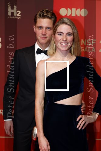 Utrecht 20 december 2023
Sportman / sportvrouw van jaar gala . Demi Vollering met partner