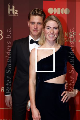 Utrecht 20 december 2023
Sportman / sportvrouw van jaar gala . Demi Vollering met partner