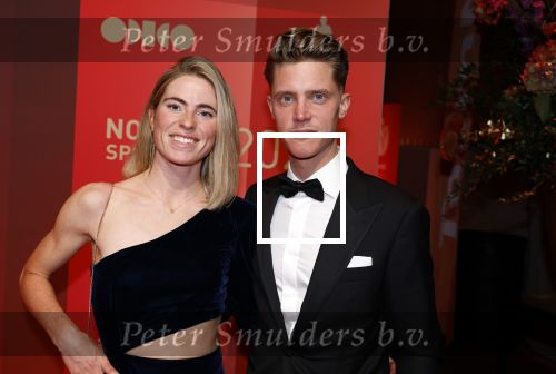 Utrecht 20 december 2023
Sportman / sportvrouw van jaar gala . Demi Vollering met partner