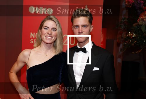 Utrecht 20 december 2023
Sportman / sportvrouw van jaar gala . Demi Vollering met partner