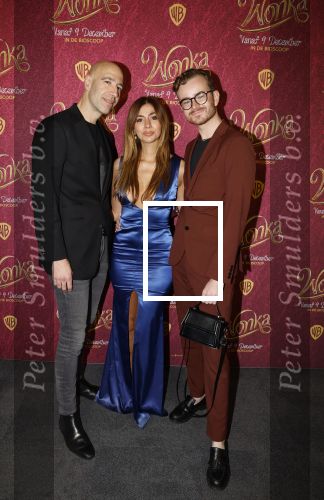 Amsterdam 8 december 2023
Premiere Wonka in Pathe Noord. Dolshe Gulsen met Luuk v d Rijt