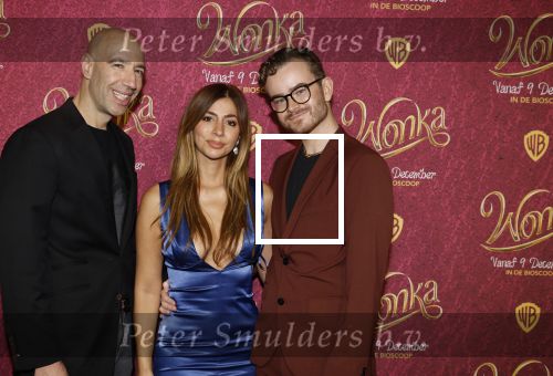 Amsterdam 8 december 2023
Premiere Wonka in Pathe Noord. Dolshe Gulsen met Luuk v d Rijt