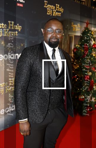 Amsterdam 6 december 2023
Premiere eerste hulp bij kerst  in Pathe Noord van Videoland. Emmanuel Ohene Boafo