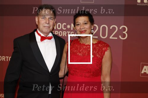 Utrecht 20 december 2023
Sportman / sportvrouw van jaar gala . Enith Brigitha en partner