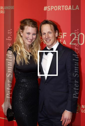 Utrecht 20 december 2023
Sportman / sportvrouw van jaar gala . Epke Zonderland met zijn vrouw