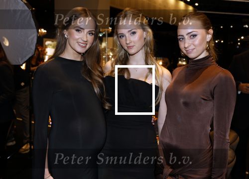 Amsterdam 9 december 2023
VIP dag van de luxury fair in de RAI. Dennis Bergkamp en zijn vrouw Henriette en dochters Estelle ( zwanger) Saffron en Yasmin op de stand van Gassan Diamonds . presentatie gouden bankbiljet Dennis Bergkamp. david Bijlsma reikt het eerste exemplaar uit.
