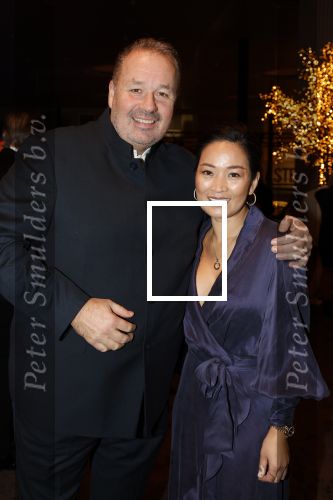 Amsterdam 9 december 2023
VIP dag van de luxury fair in de RAI. 
Eveline Wu van Rest. Mood Ehv. met Marc Brouwers
