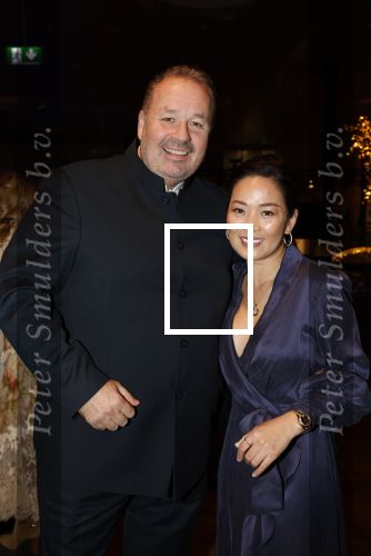 Amsterdam 9 december 2023
VIP dag van de luxury fair in de RAI. 
Eveline Wu van Rest. Mood Ehv. met Marc Brouwers