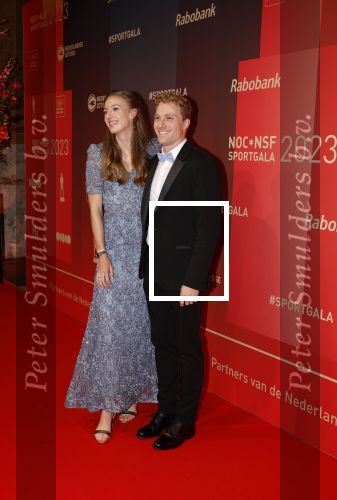 Utrecht 20 december 2023
Sportman / sportvrouw van jaar gala . Femke Bol werd sportvrouw van het jaar . Ze kwam samen met haar vriend  atleet Ben Broeders en haar ouders.