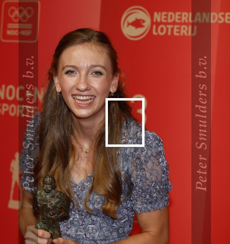 Utrecht 20 december 2023
Sportman / sportvrouw van jaar gala . Femke Bol werd sportvrouw van het jaar . Ze kwam samen met haar vriend  atleet Ben Broeders en haar ouders.
