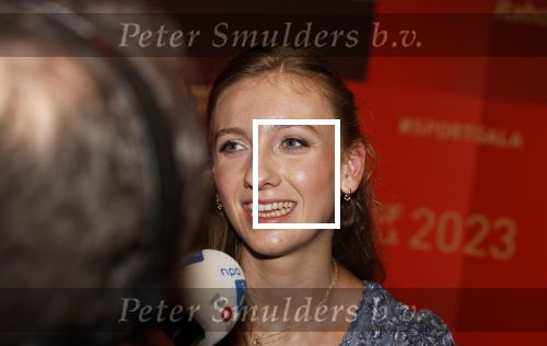 Utrecht 20 december 2023
Sportman / sportvrouw van jaar gala . Femke Bol werd sportvrouw van het jaar . Ze kwam samen met haar vriend  atleet Ben Broeders en haar ouders.