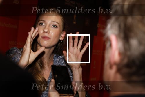Utrecht 20 december 2023
Sportman / sportvrouw van jaar gala . Femke Bol werd sportvrouw van het jaar . Ze kwam samen met haar vriend  atleet Ben Broeders en haar ouders.