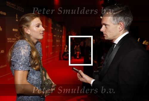 Utrecht 20 december 2023
Sportman / sportvrouw van jaar gala . Femke Bol werd sportvrouw van het jaar . Ze kwam samen met haar vriend  atleet Ben Broeders en haar ouders.