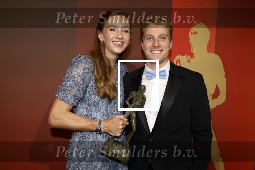 Utrecht 20 december 2023
Sportman / sportvrouw van jaar gala . Femke Bol werd sportvrouw van het jaar . Ze kwam samen met haar vriend  atleet Ben Broeders en haar ouders.