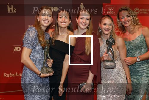 Utrecht 20 december 2023
Sportman / sportvrouw van jaar gala . Femke Bol, Cathelijn Peeters, Lieke Klaver, Lisanne de Witte en Eveline Saalberg