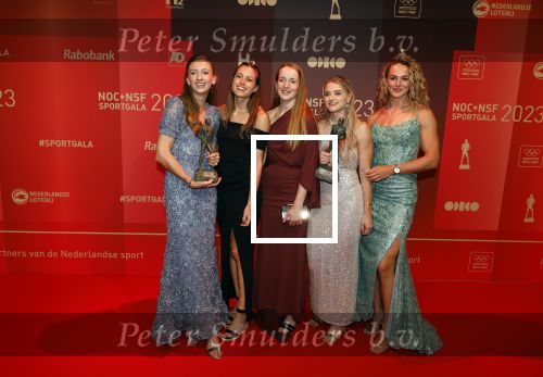 Utrecht 20 december 2023
Sportman / sportvrouw van jaar gala . Femke Bol, Cathelijn Peeters, Lieke Klaver, Lisanne de Witte en Eveline Saalberg