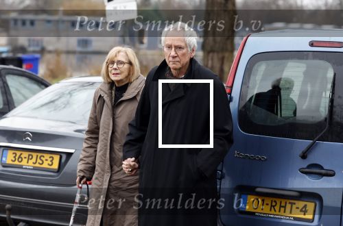 Amsterdam 27 december 2023
Afscheidsdienst / begrafenis Linda v Dyck (Dijk) op Zorgvlied. Gerrit Jan Wolffensperger D66  met partner