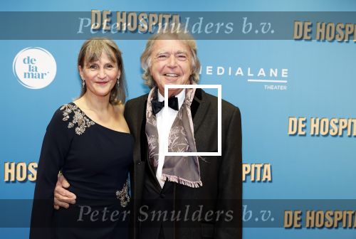 Amsterdam 4 december 2023
Premiere de hospita in het nieuwe delamar theater. Govert de Roos met partner