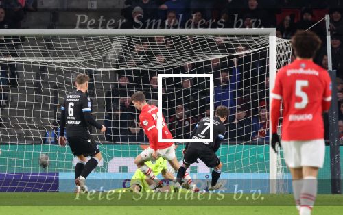 Eindhoven, 7 December 2023
Kompetitiewedstrijd PSV-SC Heerenveen, eindstand 2-0
Guus Til scoort 1-0