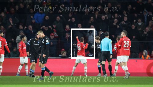 Eindhoven, 7 December 2023
Kompetitiewedstrijd PSV-SC Heerenveen, eindstand 2-0
Guus Til scoort 1-0