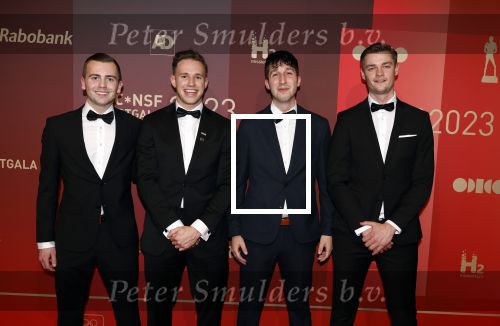 Utrecht 20 december 2023
Sportman / sportvrouw van jaar gala . Harrie Lavreysen met zijn management