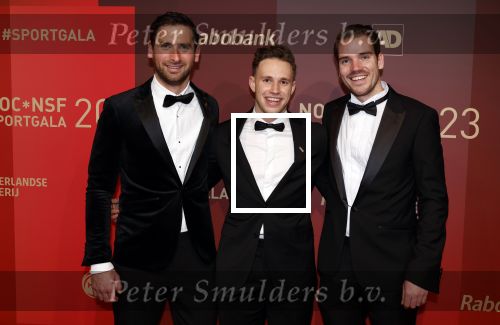 Utrecht 20 december 2023
Sportman / sportvrouw van jaar gala . Harrie Lavreysen met zijn management
