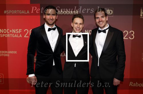 Utrecht 20 december 2023
Sportman / sportvrouw van jaar gala . Harrie Lavreysen met zijn management