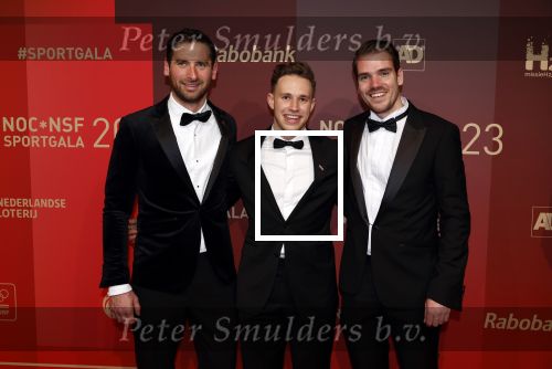 Utrecht 20 december 2023
Sportman / sportvrouw van jaar gala . Harrie Lavreysen met zijn management